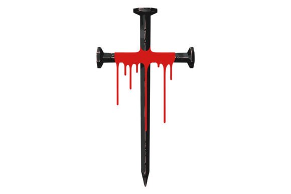Blood Cross Nail Faith Design: A Symbol of Devotion
