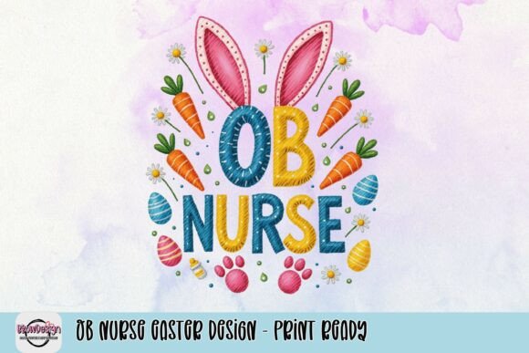 Celebrate Easter with a Festive OB Nurse Design