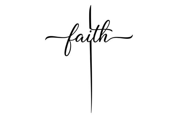 Elevate Your Visuals with Faith Cross Minimal Design