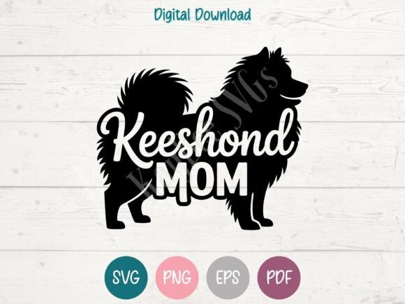 Keeshond Dog Mom SVG: A Designer's Guide