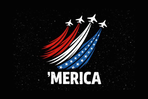 Merica Jet Flag Patriotic Design: A Bold Visual Statement