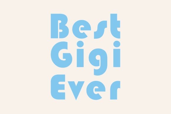 Retro Best Gigi Ever SVG T-shirt Design: A Creative Asset