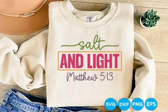 Salt and Light Matthew Quotes SVG Design