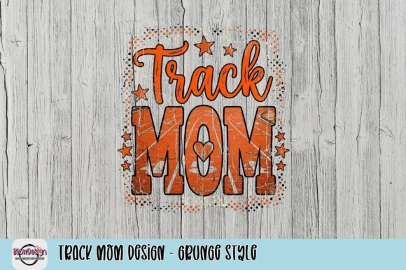 Track Mom Design: Grunge Style for Authentic Branding